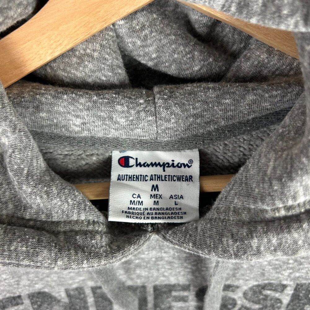 Tennessee Vols Hoodie Medium Champion Gray Orange Drawstring Sweatshirt Graphic - Picture 5 of 6